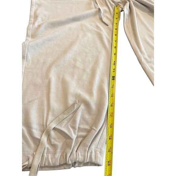 New York & Company Ruched cropped cotton-jersey track pants size M - Picture 6 of 10